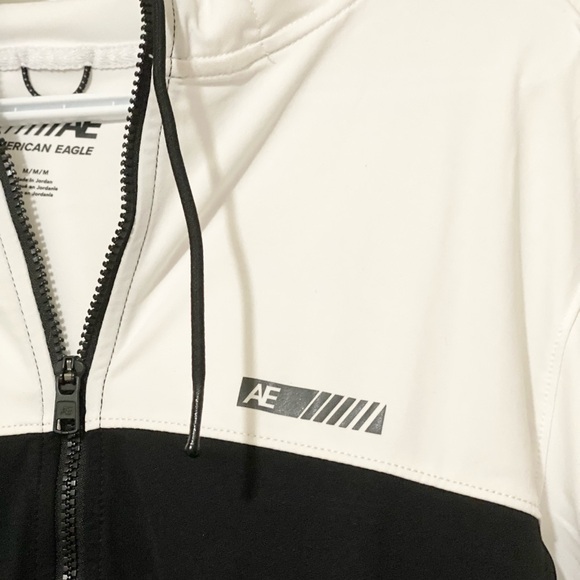 American Eagle Color Block Windbreaker Jacket Size M - Picture 4 of 11